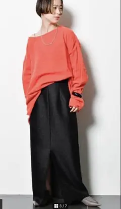 CITYSHOP Ｉライン　ペンシルスカート　ジャガード　ロングスカートのサムネイル