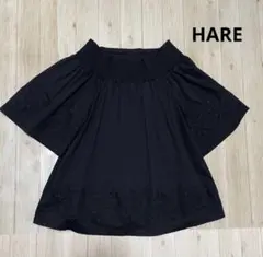 ★美品★HARE シャーリングブラウス 刺繍入りのサムネイル