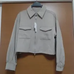 フルジップ　ショート　ブルゾン サイズL