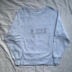 【00s】Champion リバースウィーブ ステンシル スウェット グレー