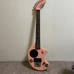 FERNANDES ピンク エレキギター スピーカー付き