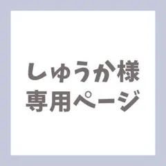 しゅうか様専用ページ