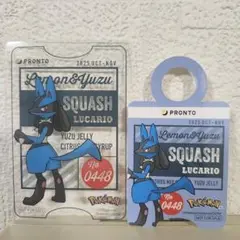 プロント　ルカリオ　クリアカード　ポケモン　PRONTO ドリンクタグ付き