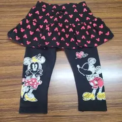 ミニーマウス スカート付きレギンス (80cm)