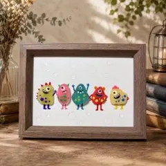シーグラスアート　モンスターのサムネイル