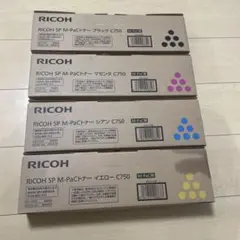 RICOH SPM-PaCトナー C750 10本(各2セット+ ブラック2本) - メルカリ