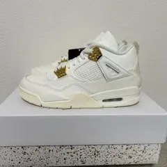 Nike Women's Air Jordan 4 White & Gold
