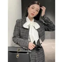 ツイード テーラードジャケット