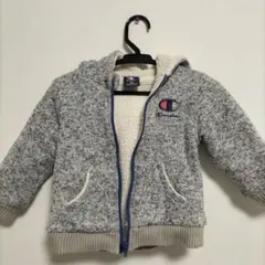 【Champion】チャンピョン フリースパーカー 100cm グレー　キッズ