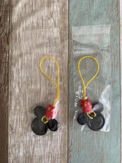 ディズニーリゾートライン　オープニング　ストラップ　２個セット　非売品　未使用