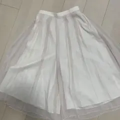 マイストラーダ　白プリーツスカートパンツのサムネイル