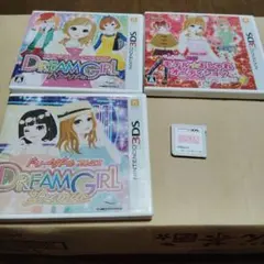 3DS モデル☆おしゃれオーディション、ドリームガール、ニコ☆プチの4本セット