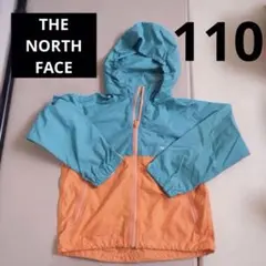 THE NORTH FACE サイズ110 コンパクトジャケット　水色×オレンジ