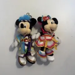 ミッキーミニー2016 ぬいぐるみキーホルダー