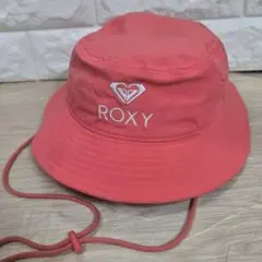 ROXY　ロキシー バケットハット サファリハット ピンク 約54cm あご紐付のサムネイル