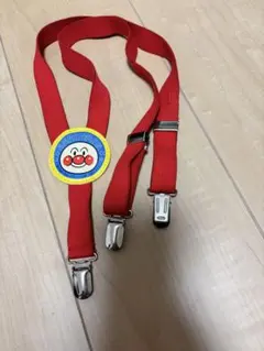 굿 컨디션 호빵맨 서스펜더 레드