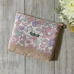 リバティ ミニポーチ ベッツィ ユニコーン 小物入れ　ハンドメイド