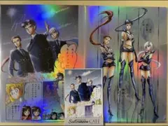 セーラームーン　セーラームーンカフェ　クリアファイル　スリーライツ　ポストカード