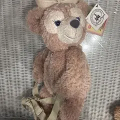 ダッフィー　シェリーメイ　ぬいぐるみリュック　バッグ　上海ディズニー