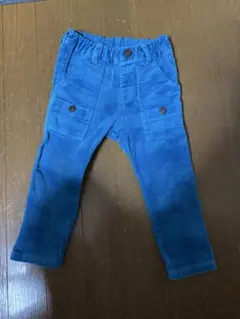 青色ポケット付き長ズボン 90サイズ