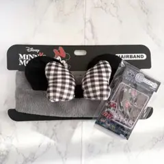 【新品未使用】 ディズニー ミニーマウス ヘアバンド クリアケースセット