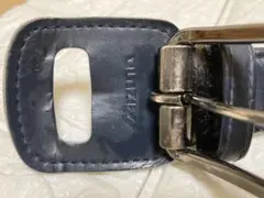 Mizuno ネイビーレザー ベルト 調整可能