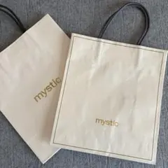 mystic ミスティック ショッパー ショップ袋 2枚のサムネイル