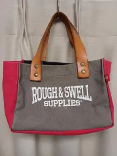 ROUGH & SWELL カートバッグ グレー/レッド メンズ/レディース