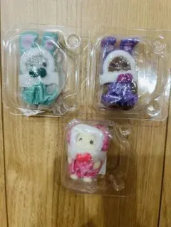 シルバニアくじ カラフルウサギコスチューム 3点セット