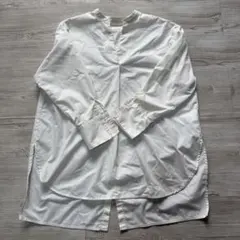 BEAMS HEART ホワイト長袖シャツ