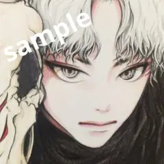 m*a様 手描きイラスト　アナログイラスト　オリジナルイラスト