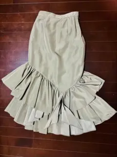 rienda 裾フリル　マーメイドスカート　Ｍ