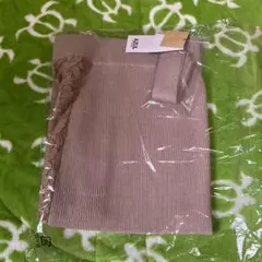 AZUL BY MOUSSY レース切り替えニットスカート ウエストベルト付き