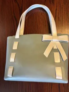 Kate spade 水色リボン肩掛け斜めバッグ - メルカリ