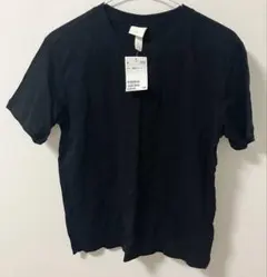 H&M BASICS 半袖 Tシャツ ブラック XSサイズ 新品のサムネイル