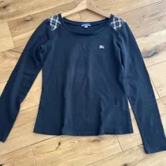 Burberry Blue Label バーバリーブルーレーベル　長袖 黒ロンT