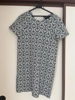 ZARA BASIC ペイズリー柄 ミニワンピース 半袖のサムネイル