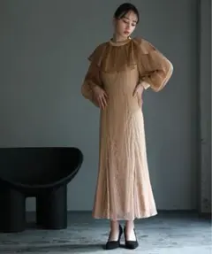 新品⭐︎Girl 前後2WAYレース×フレアカラードッキング マーメイドワンピース