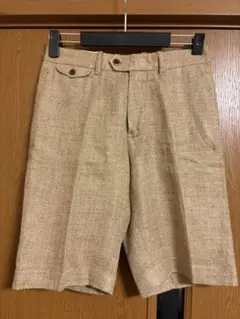 Polo by Ralph Lauren ヘリンボーン ショートパンツ　麻　絹