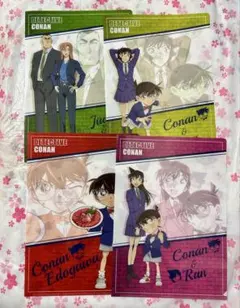 名探偵コナン　千速　世良　重悟　牛角　クリアファイル　4点セット