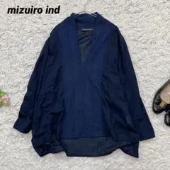 mizuiro ind ミズイロインド 刺繍スキッパーブラウスのサムネイル