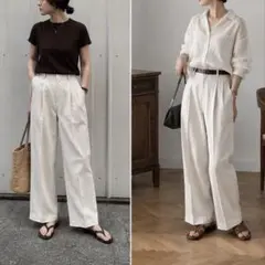 【極美品】Ungrid タックストレートパンツ 完売品