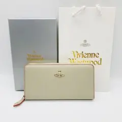 【新品！訳アリ】ヴィヴィアンウエストウッド ベージュ 長財布 55VV339 ヴィヴィアン ウエストウッド 955VW339 長財布 ベージュ - メルカリ