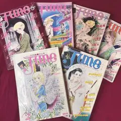 【廃盤レア】レトロ 雑誌 ジュネ June 6冊まとめ