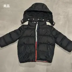 Tommy Hilfiger フード付きダウンジャケット 92cm 黒