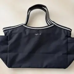 agnès b. ブラック ハンドバッグ