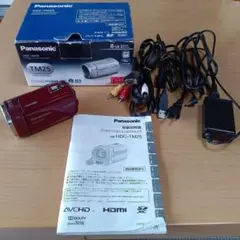 Panasonic HDC-TM25 ビデオカメラ 本体 レッド美品のサムネイル