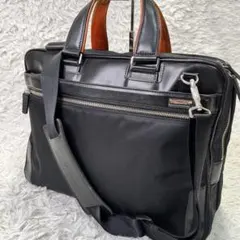 美品 ポールスミス 2wayビジネスバッグ ヘリンボーン ソフト
