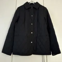 バーバリーロンドン ノバチェック キルティング ジャケット 黒 38