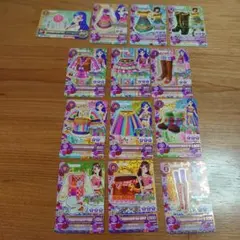 アイカツ カード ボヘミアンスカイ まとめ売り アラベスクウールコサージュ など